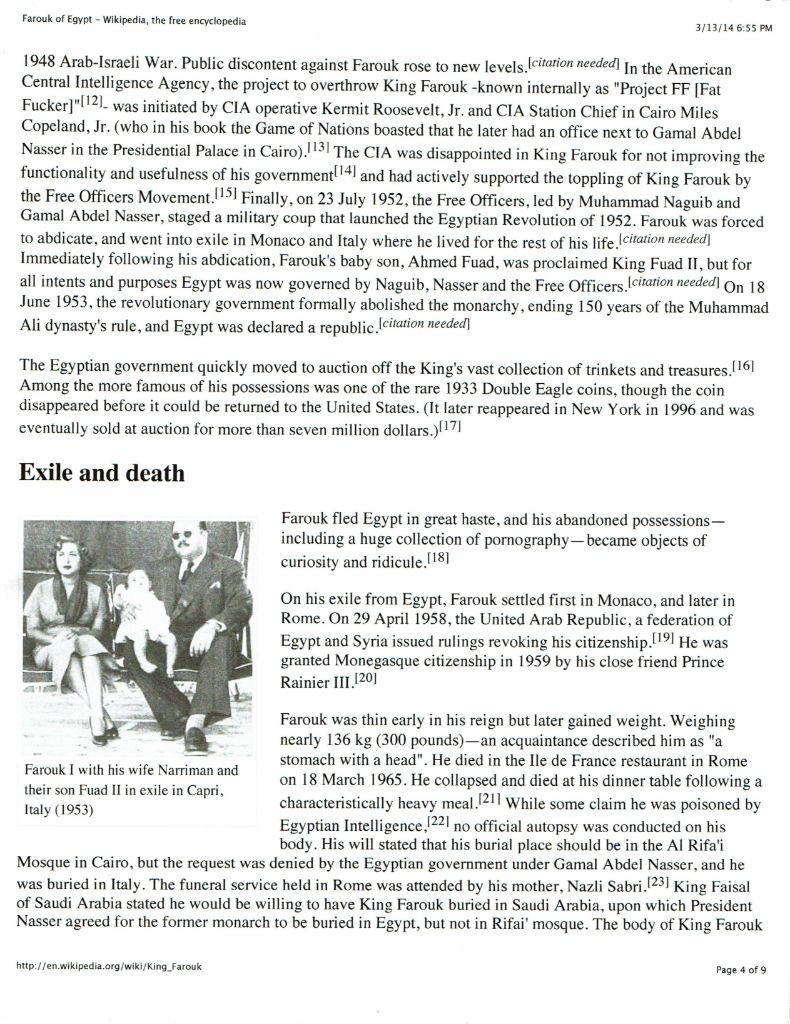 Exile and Death